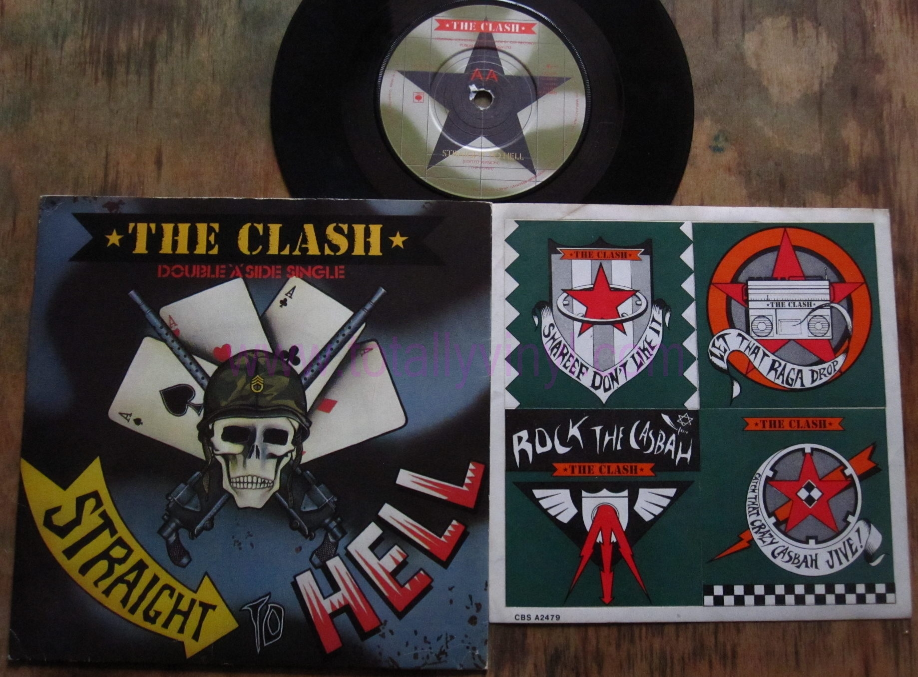 Totally Vinyl Records || Clash, The - Straight To Hell 7 Inch Picture Cover