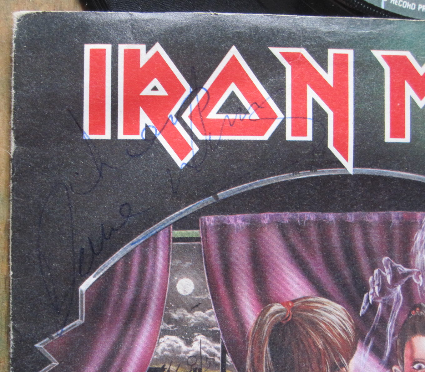 Totally Vinyl Records Iron Maiden Wrathchild 7 Inch Autographed