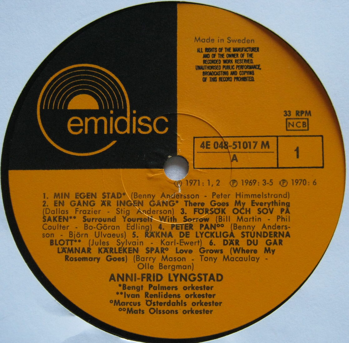 Totally Vinyl Records Lyngstad Anni Frid Anni Frid Lyngstad Lp Vinyl