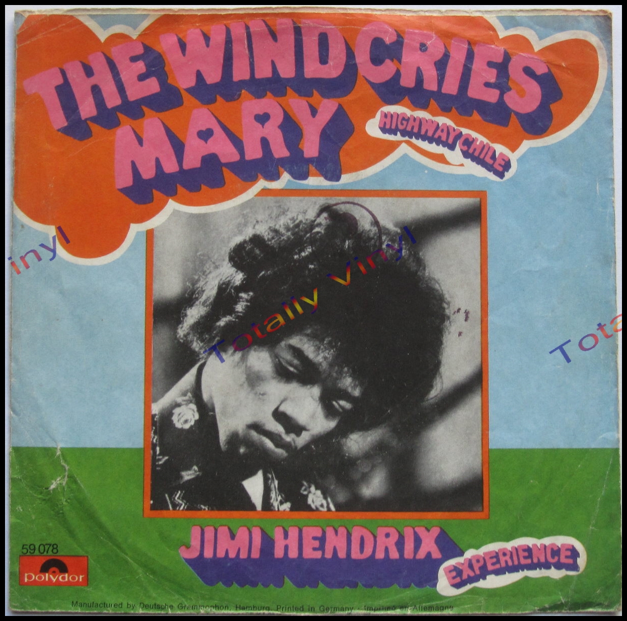 Totally Vinyl Records Hendrix Experience, JImi The wind cries Mary