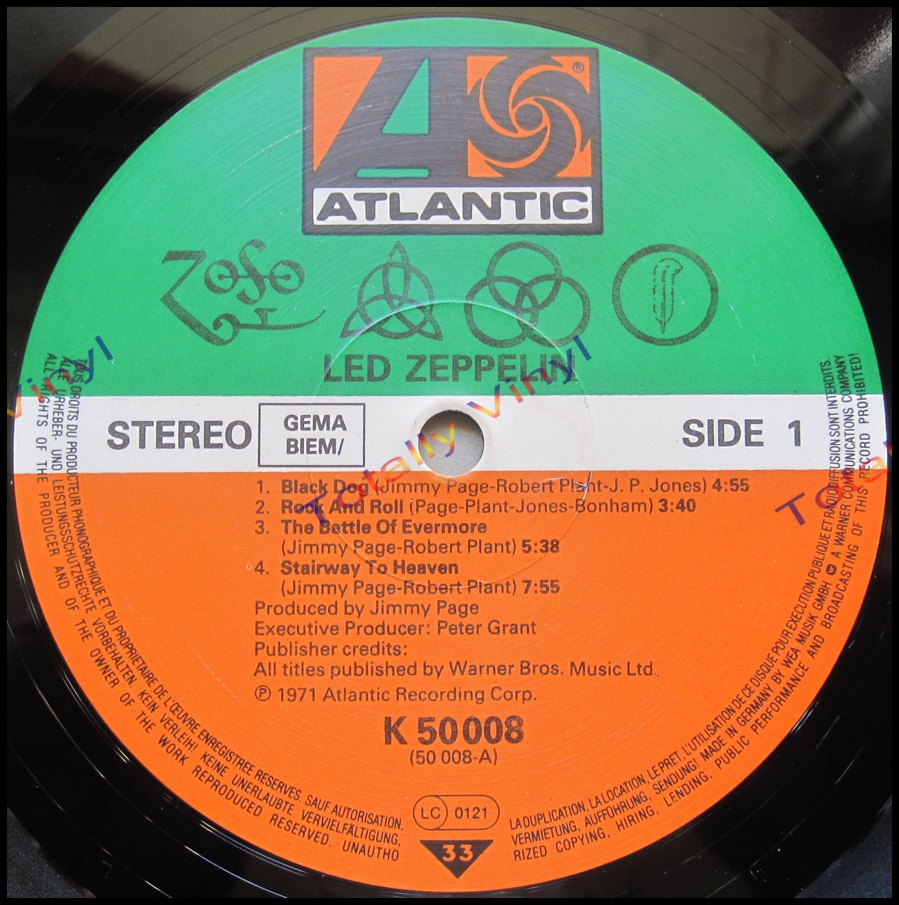 Totally Vinyl Records || Led Zeppelin - Led Zeppelin IV LP