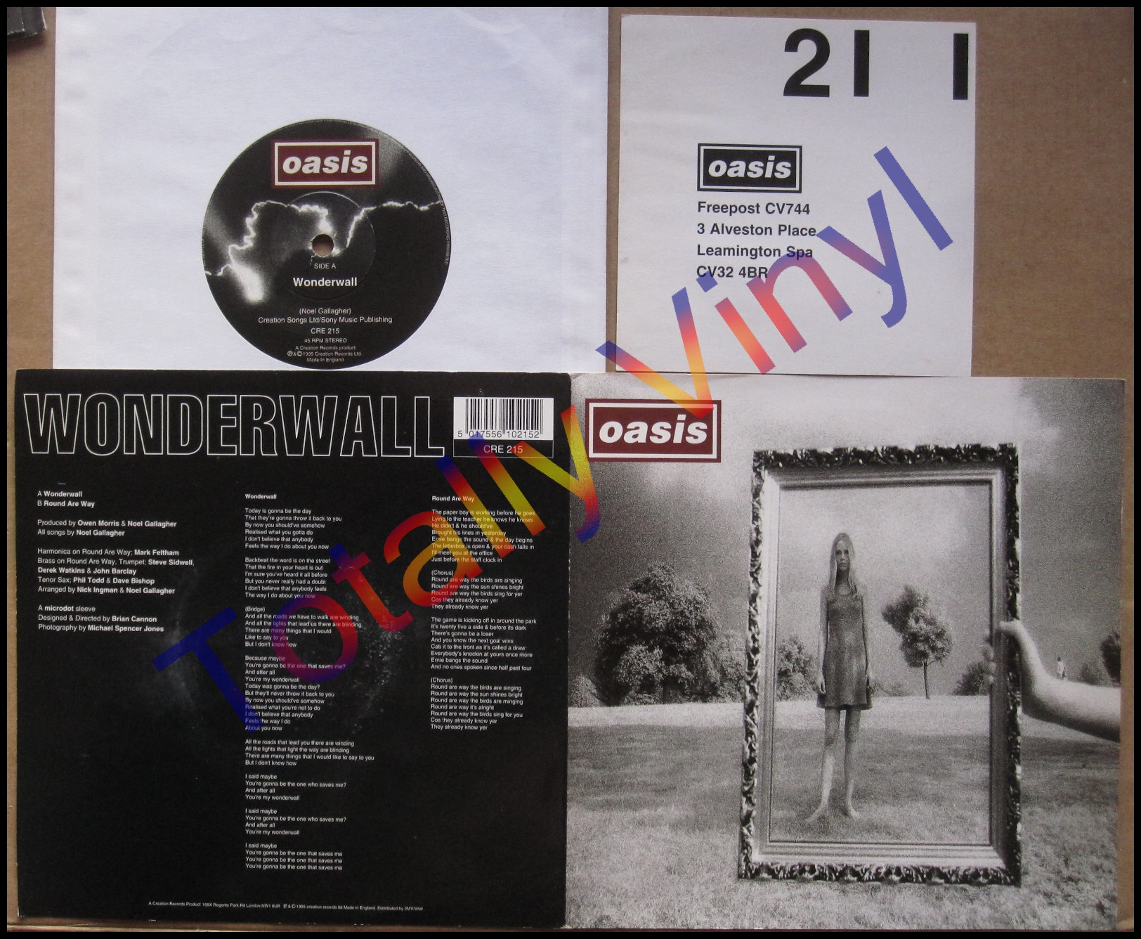 Totally Vinyl Records || Oasis - Wonderwall / Round are way 7 Inch
