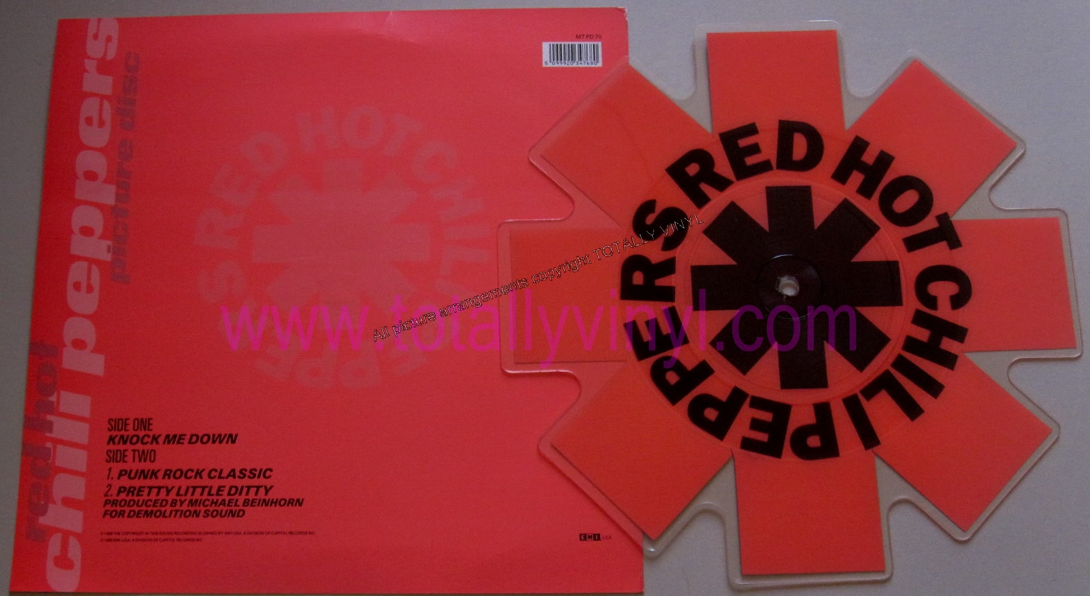 Totally Vinyl Records Red Hot Chili Peppers Knock me down 7 Inch