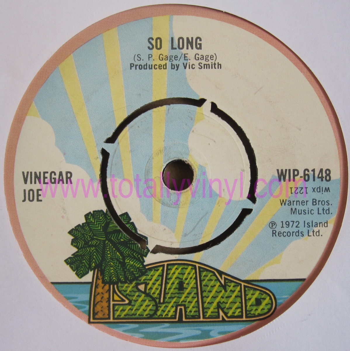 Totally Vinyl Records Vinegar Joe Rock n roll gypsies 7 Inch