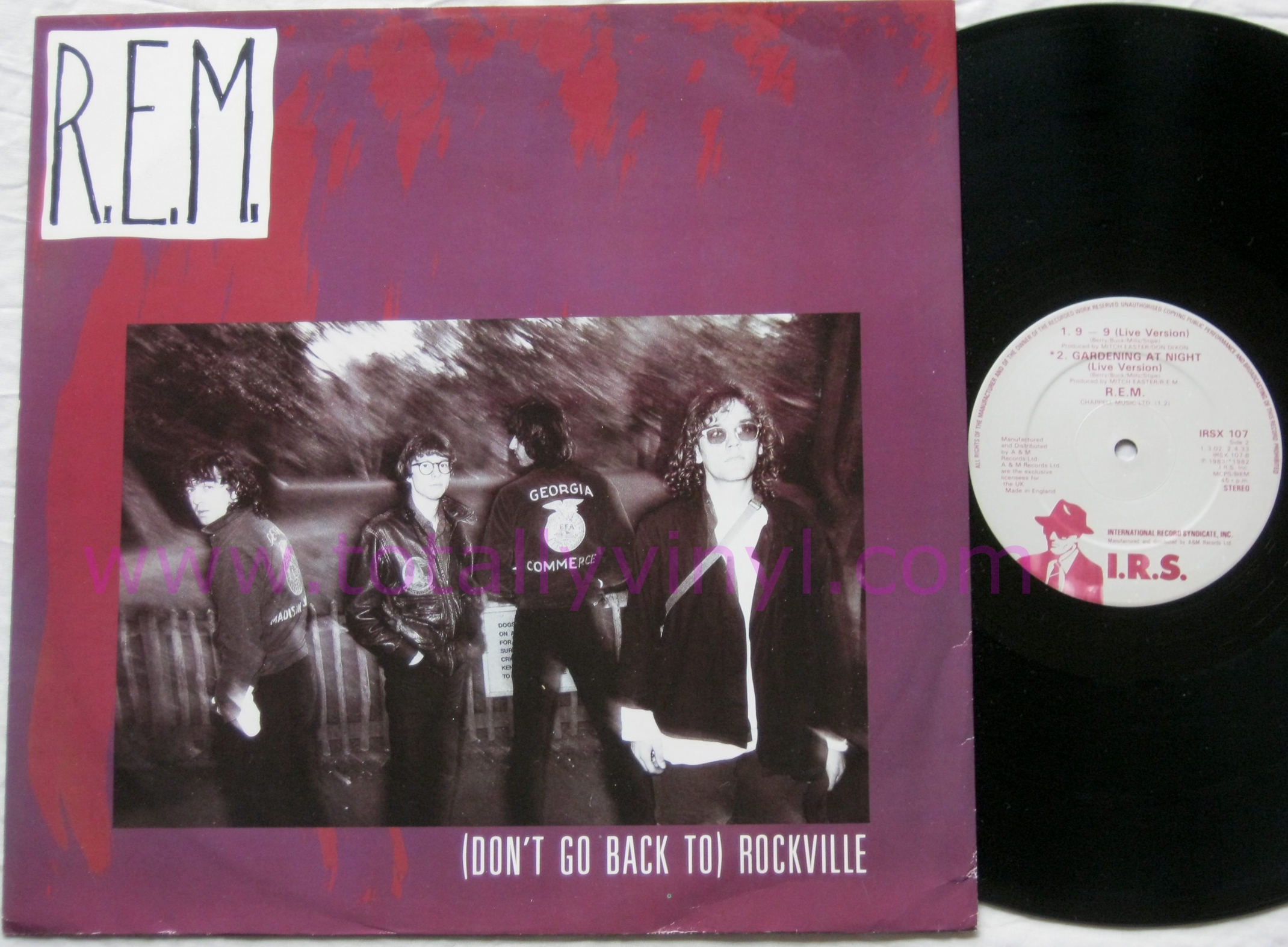 Totally Vinyl Records R E M Don T Go Back To Rockville