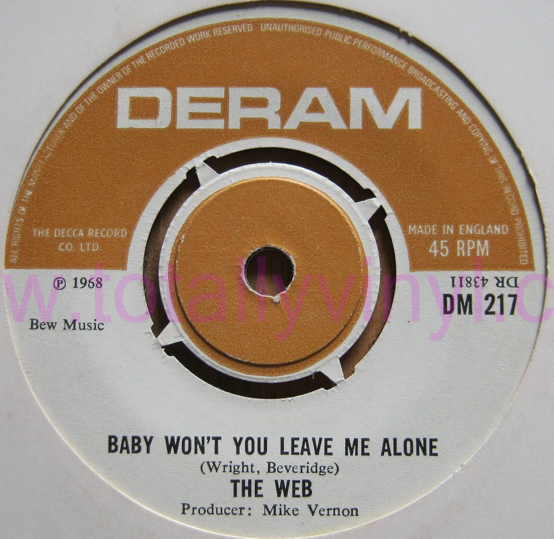 Totally Vinyl Records || Web, The - Baby won't you leave me alone 7 ...