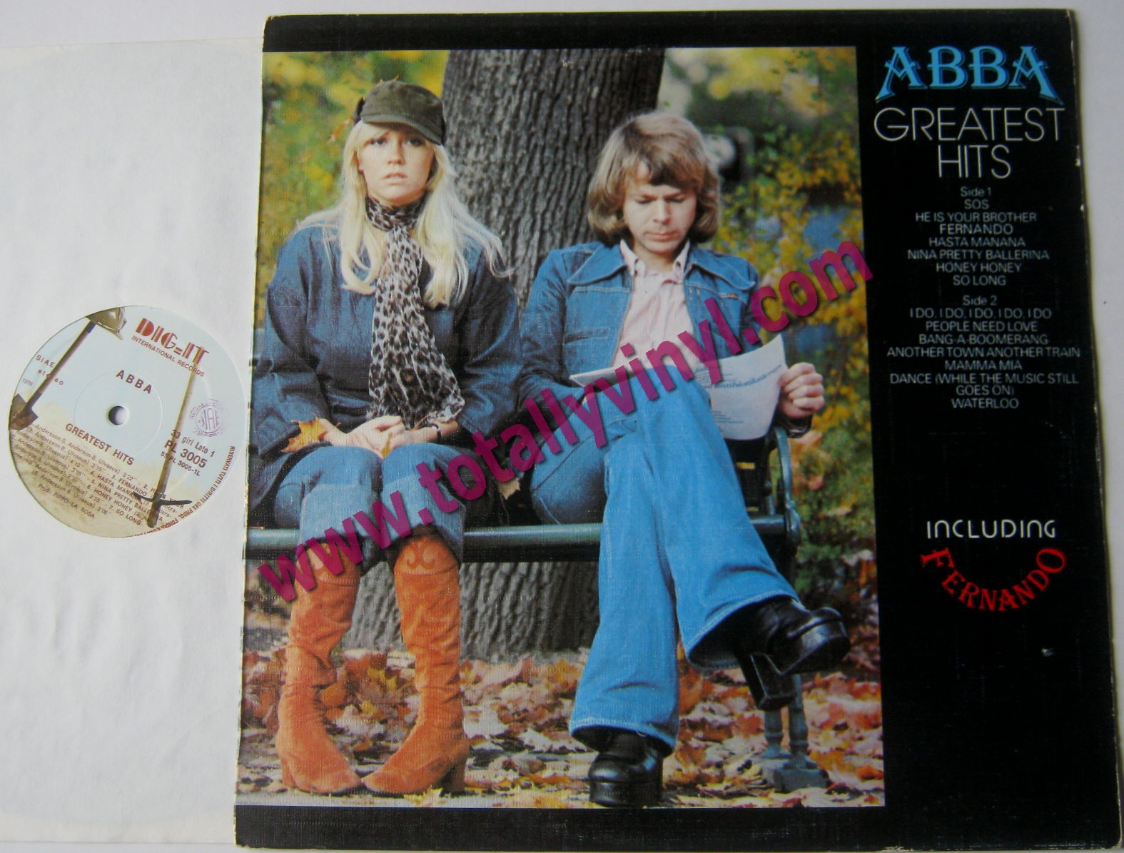 Totally Vinyl Records Abba Greatest Hits Lp