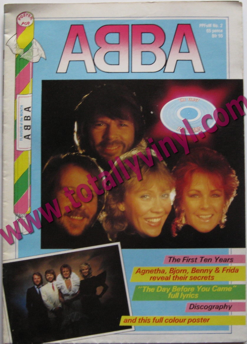Totally Vinyl Records || Abba - Abba Memorabilia Poster magazine