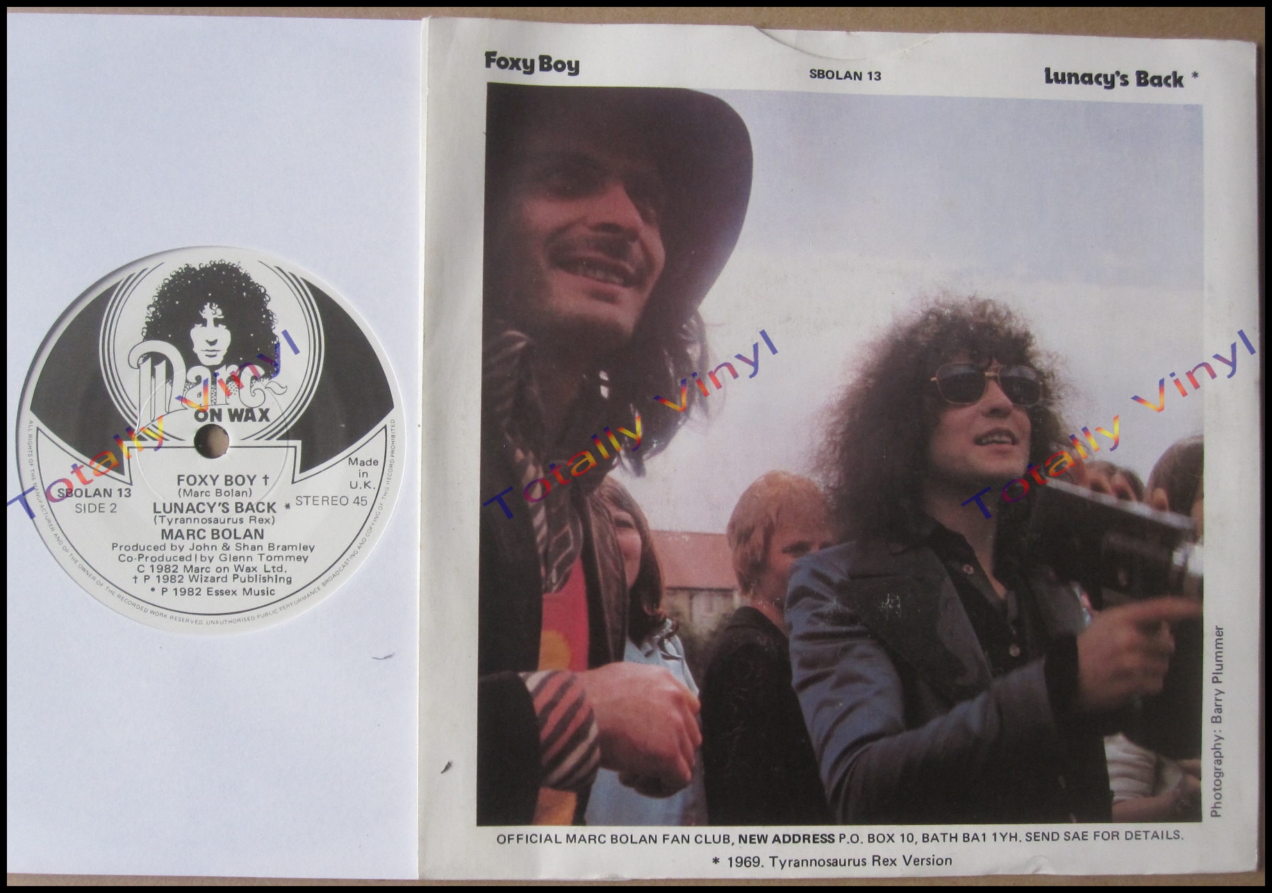 Totally Vinyl Records || Bolan, Marc - Mellow love / Foxy boy