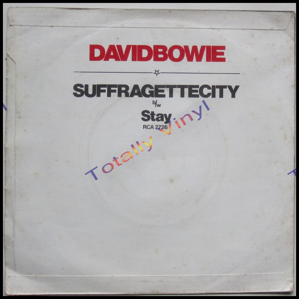 Totally Vinyl Records Bowie David Suffragette City Stay 7 Inch Picture Cover 6976