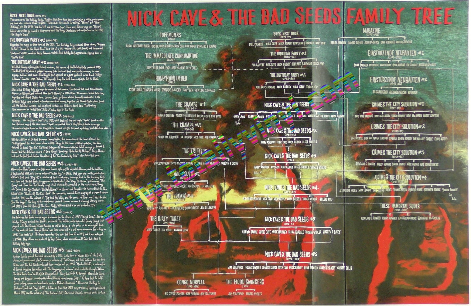 Totally Records || Cave and the Bad Seeds, Nick - best of Nick Cave and the Bad Seeds Memorabilia Pack Promotional Issue