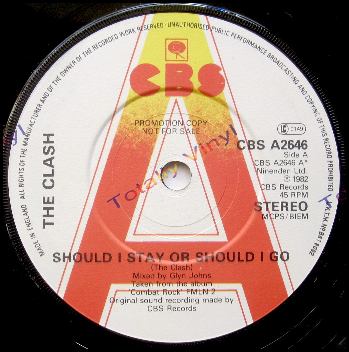 Totally vinyl records clash the straight to hell edited