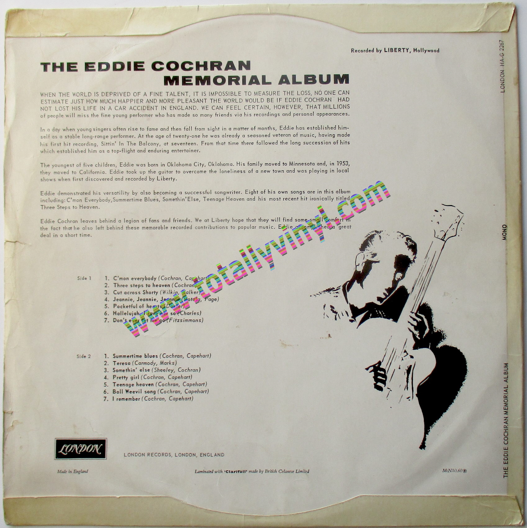 洋楽 Eddie Cochran Memorial Album LP 50's COCHRAN,EDDIE - Eddie Cochran Memorial Album - Amazon.com Music