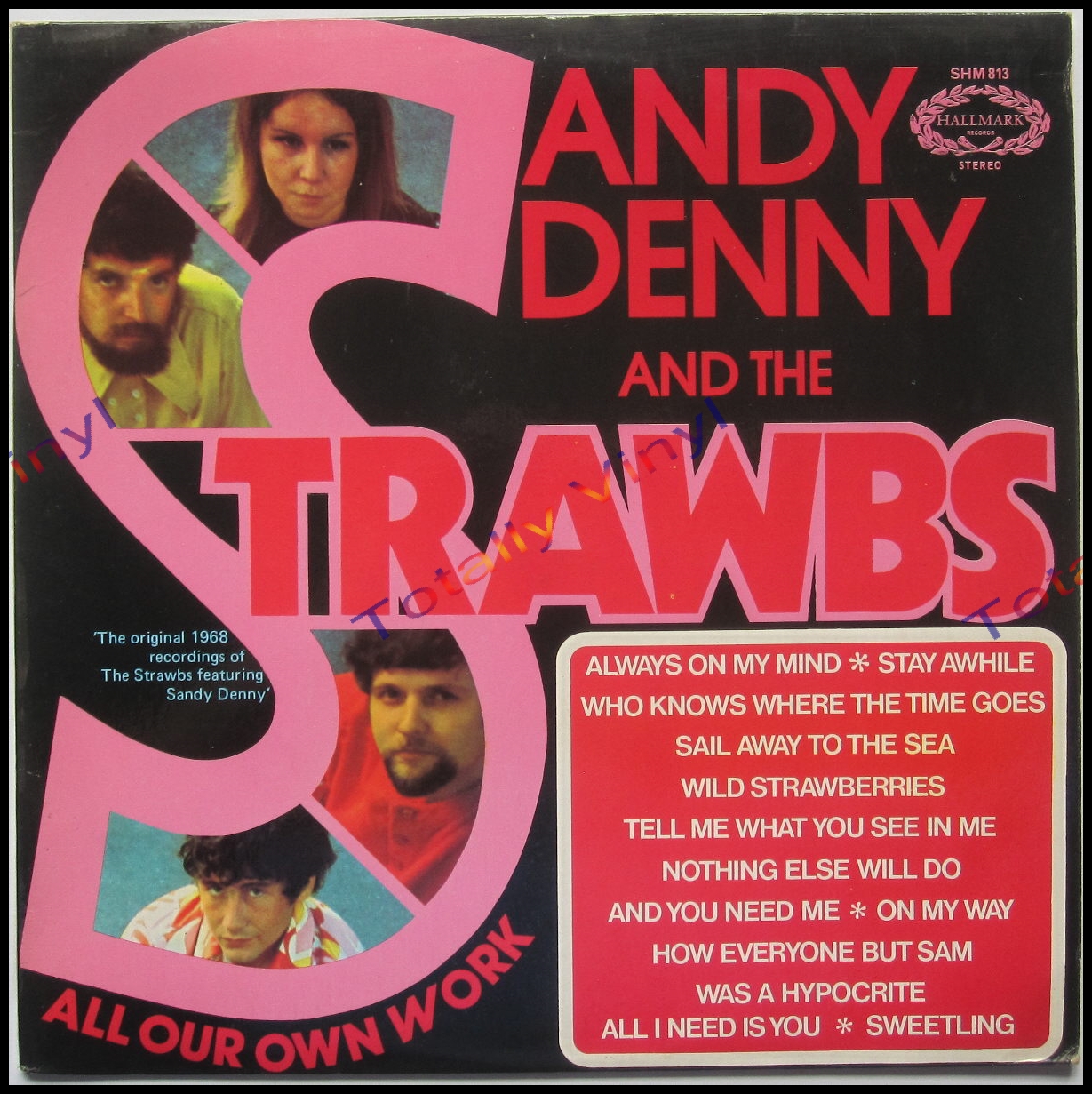 Totally Vinyl Records Denny And The Strawbs Sandy All Our Own Work Lp