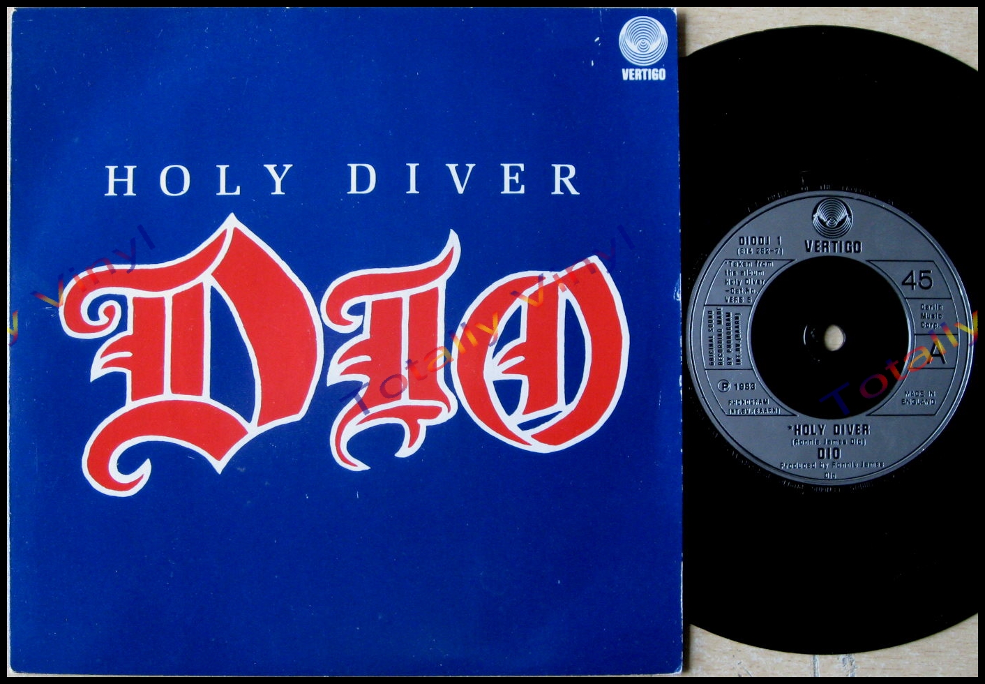 Totally Vinyl Records || Dio - Holy diver / Evil eyes (Rainbow in the ...