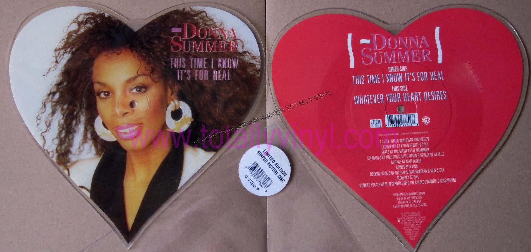 Totally Vinyl Records Summer, Donna This time I know it's for real