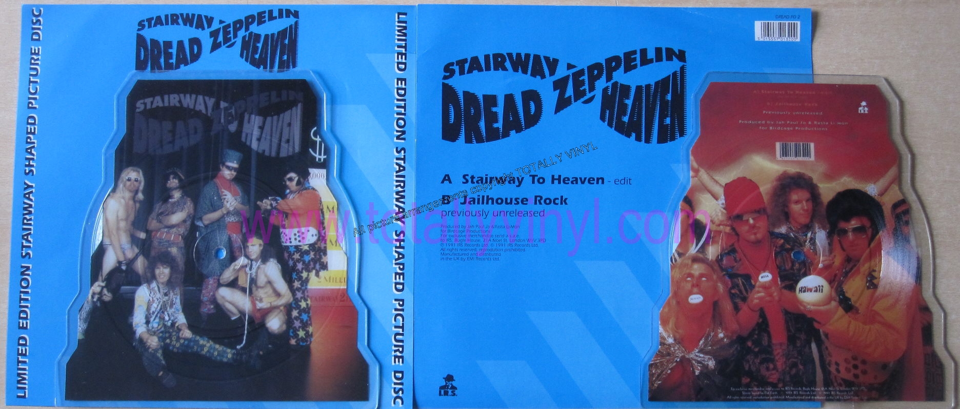 Totally Vinyl Records || Dread Zeppelin - Stairway to heaven(edit) 7 ...