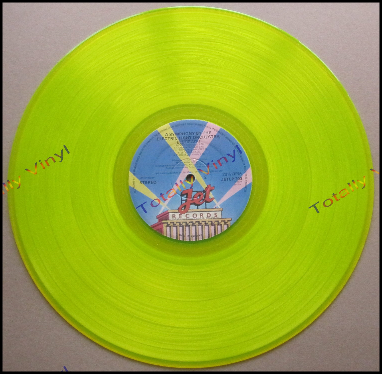 Totally Vinyl Records || Electric Light Orchestra - Eldorado Coloured ...