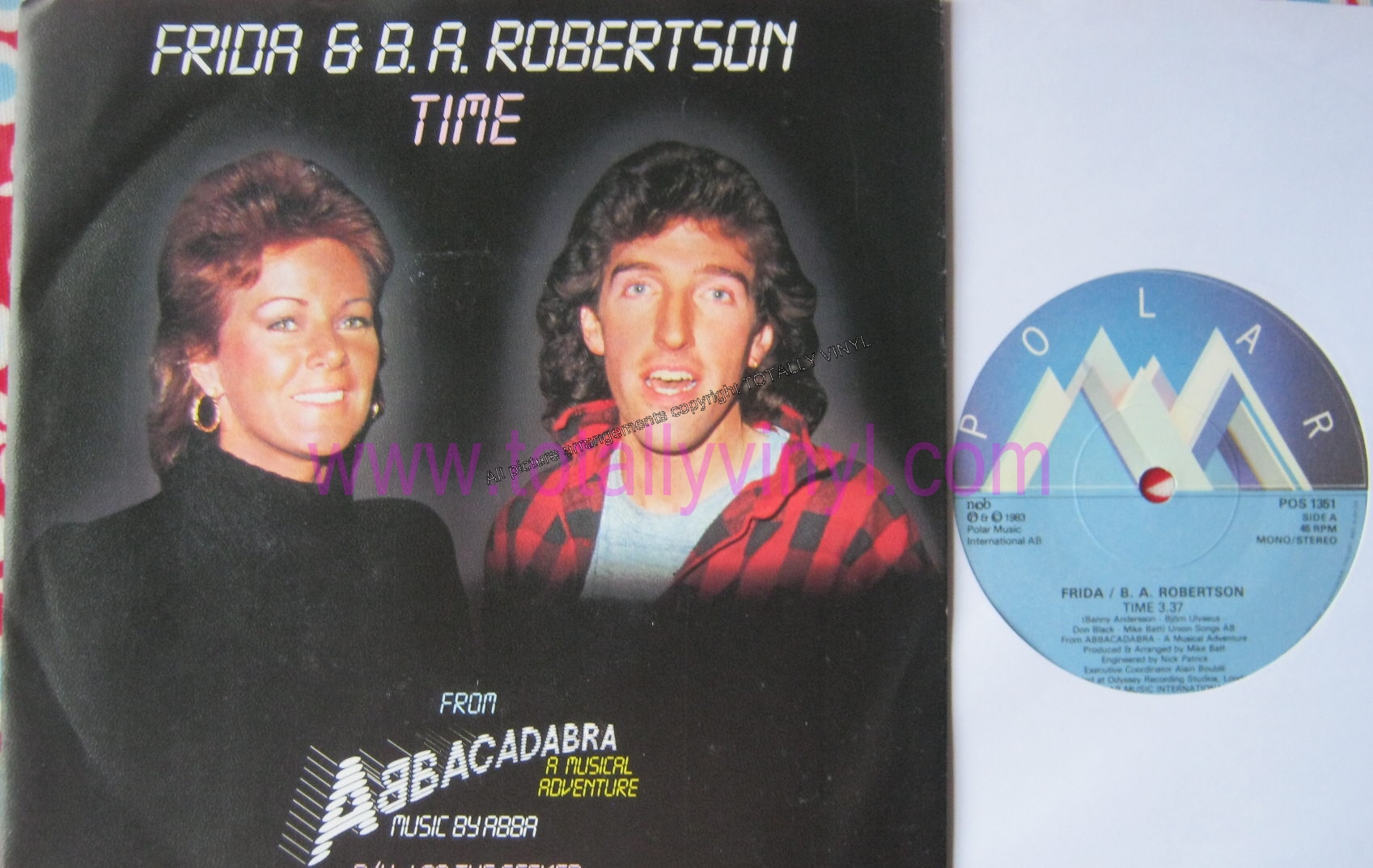 Totally Vinyl Records || Frida and B.A.Robertson - Time (from ...