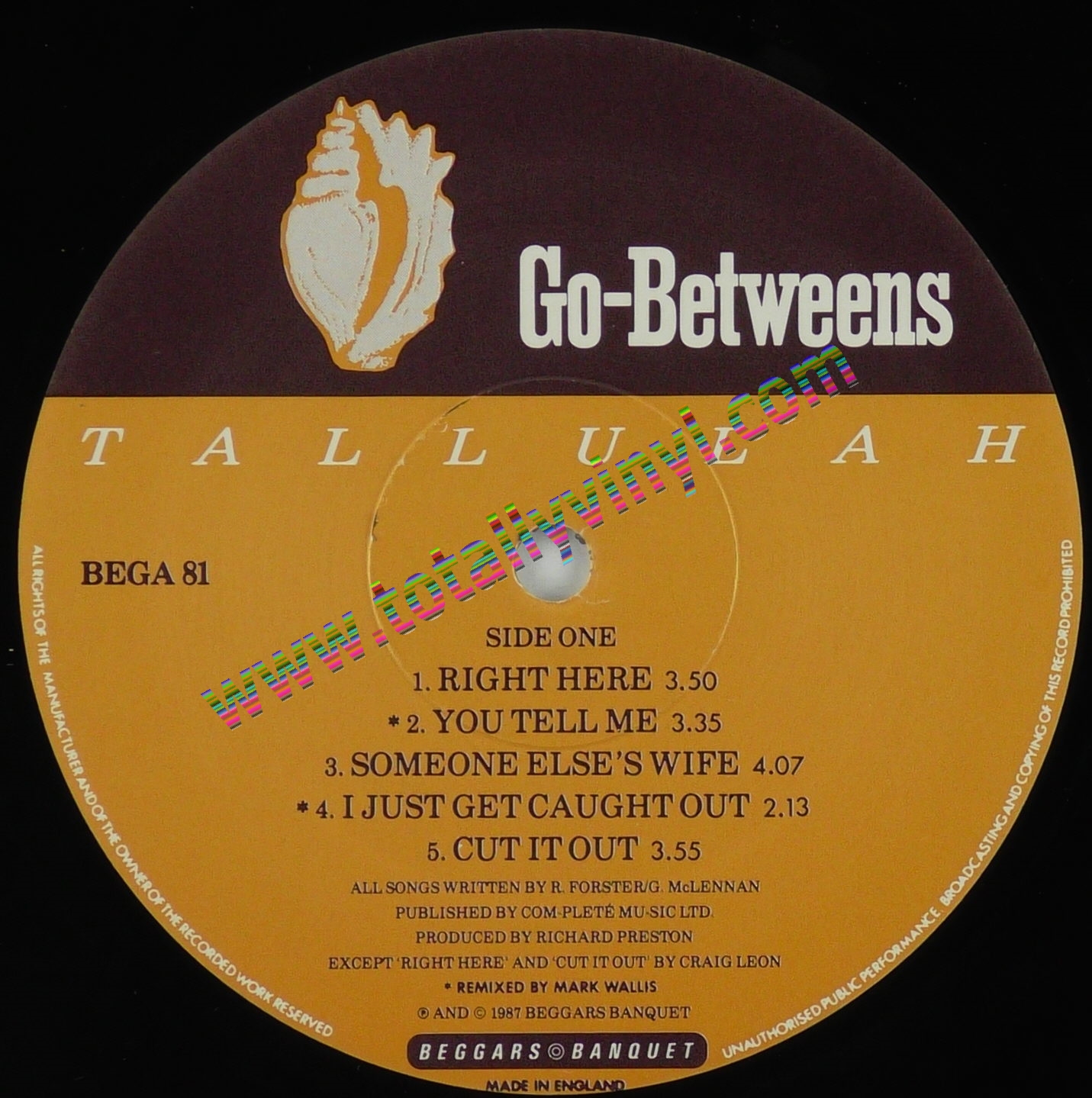 レア】Go-Betweens TALLULAH レコード - 洋楽