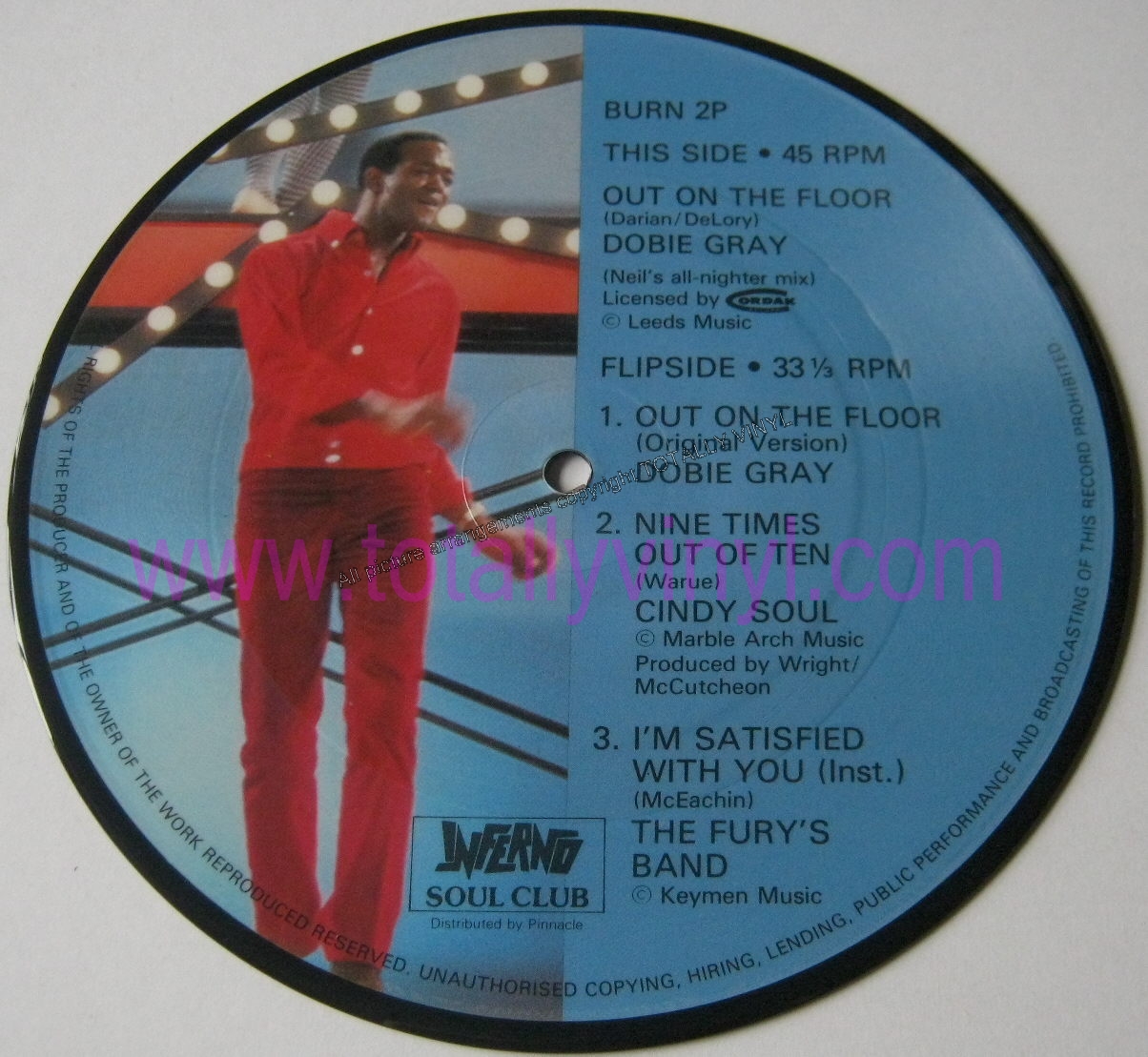 Totally Vinyl Records Gray Dobie Out On The Floor Neil S