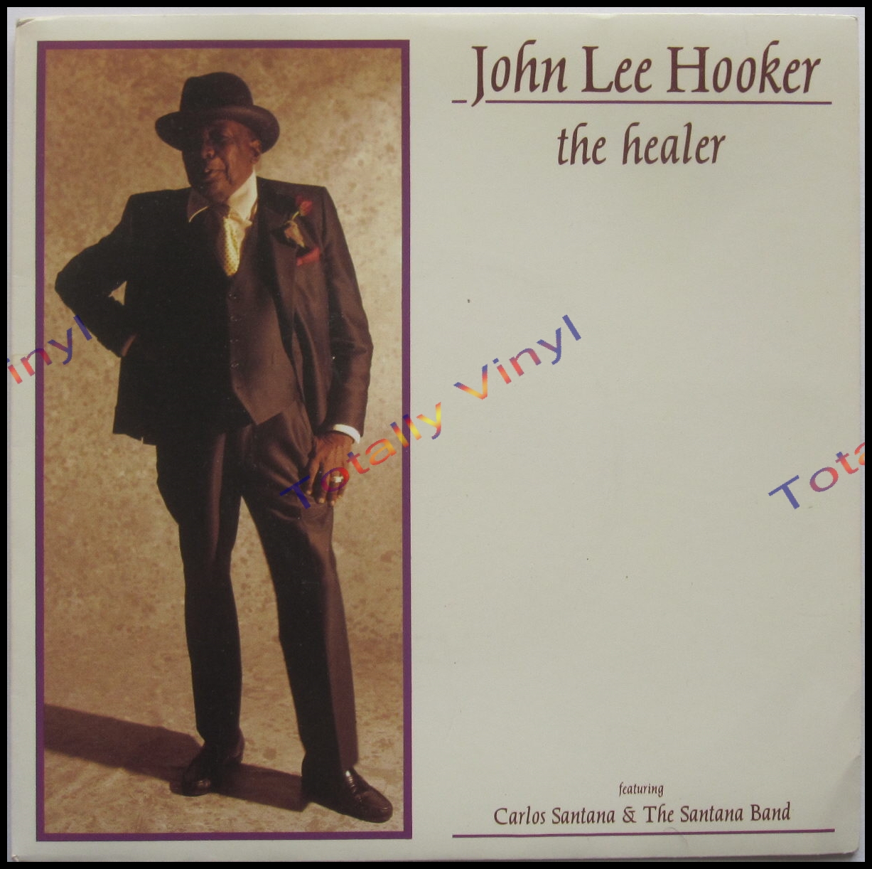 Totally Vinyl Records || Hooker with Carlos Santana and the Santana band, John  Lee - The healer / Rockin chair 7 inch Picture Cover Pre Release