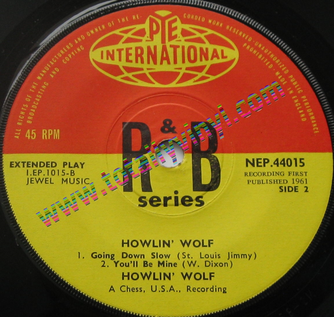 Totally Vinyl Records || Howlin Wolf - EP: Smokestack lightnin/Howlin ...