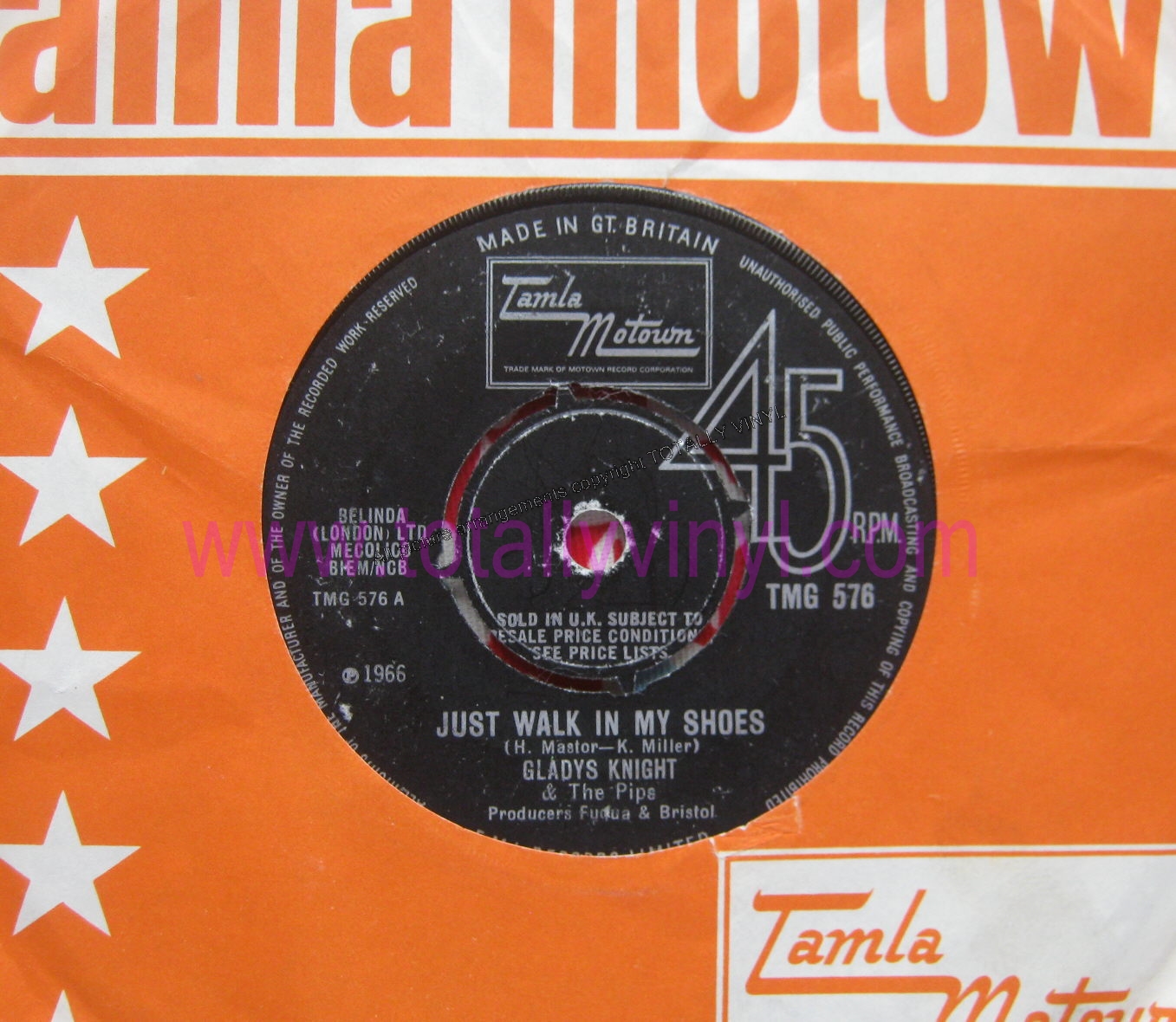 Totally Vinyl Records Knight and the Pips, Gladys