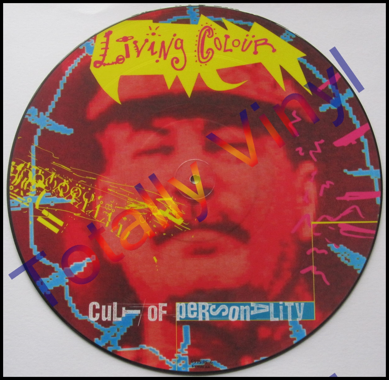 Totally || Colour - Cult of personality (album version)/(live)/Love rears its ugly head (live) 12 inch Picture Disc