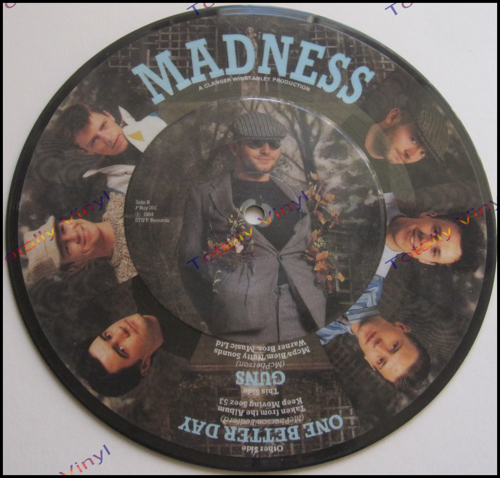 Totally Vinyl Records || Madness - One better day / Guns 7