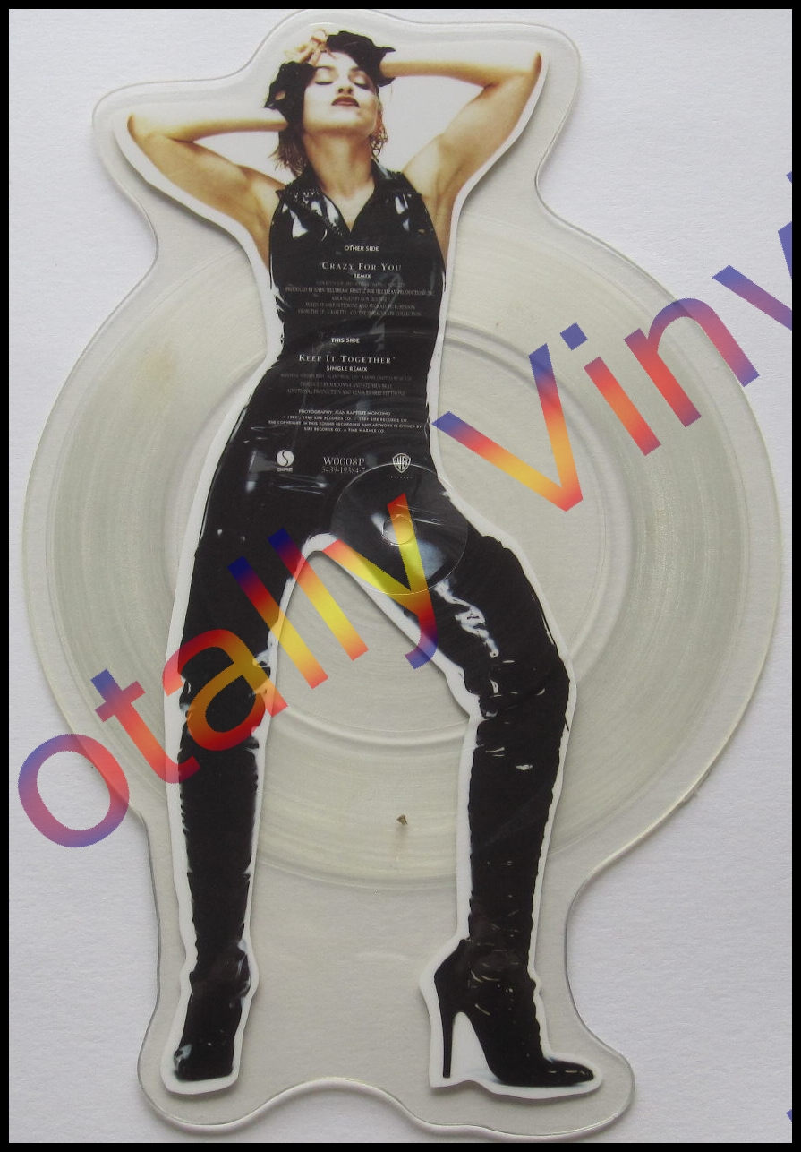 Totally Vinyl Records Madonna Crazy For You Remix Keep It Together Remix 7 Inch Picture Disc Plinth Stand Shaped Totally Vinyl Records Madonna Crazy For You Remix Keep It Together Remix 7 Inch Picture Disc Plinth Stand Shaped