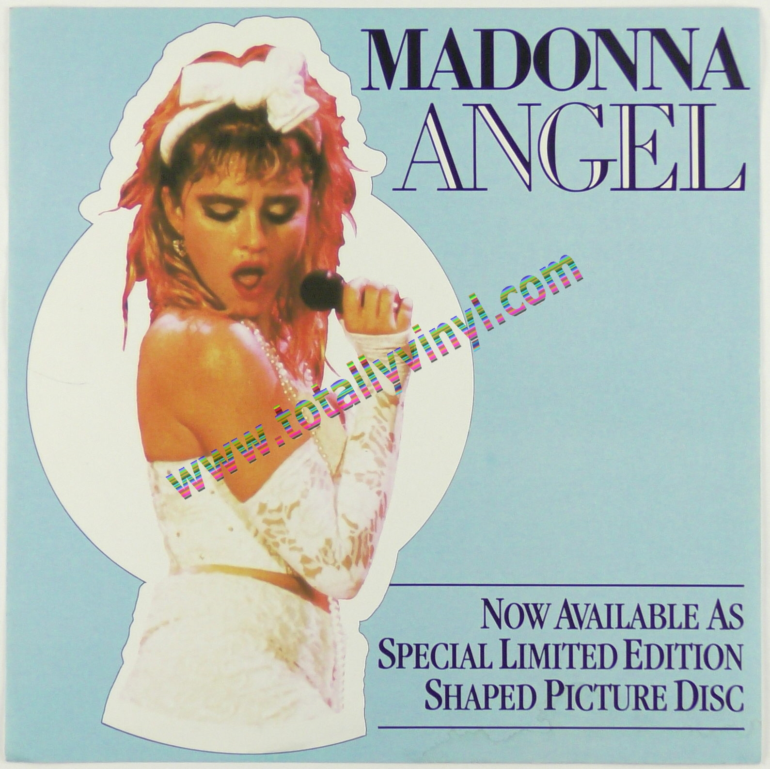 Totally Vinyl Records Madonna Angel Picture Disc Promotional In Store Display