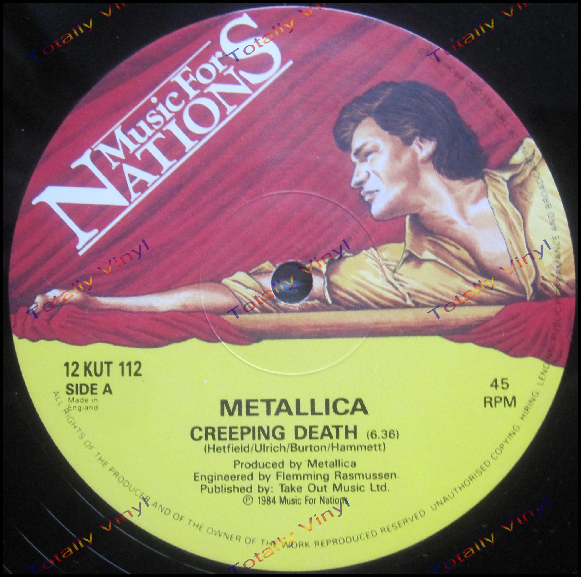 Metallica – Creeping Death (1986, Gold Metallic Anniversary Edition, Vinyl)  - Discogs