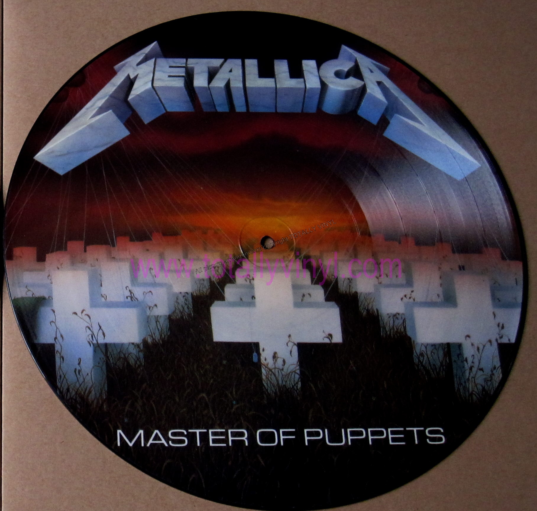 Totally Vinyl Records Metallica Master of puppets LP Picture Disc Vinyl