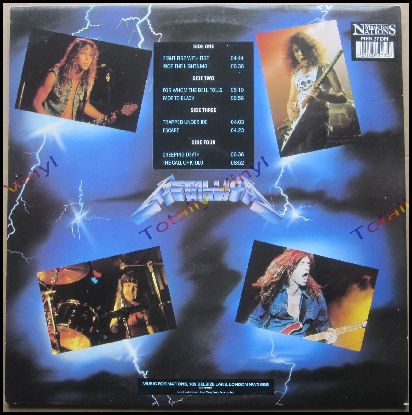 Metallica - Ride the Lightning – Resident Vinyl
