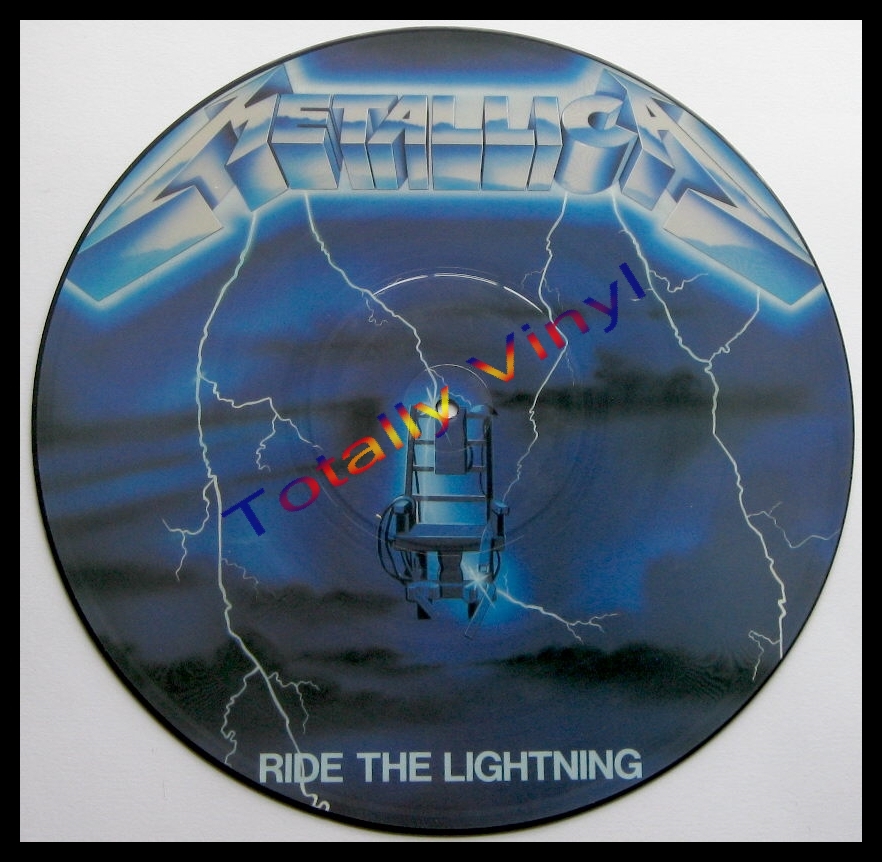 Totally Vinyl Records Metallica Ride the lightning LP Mispress