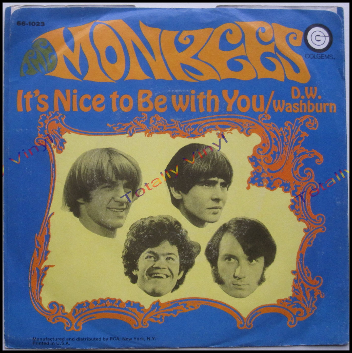 Totally Vinyl Records || Monkees, The - D.W.Washburn / It's nice to be ...