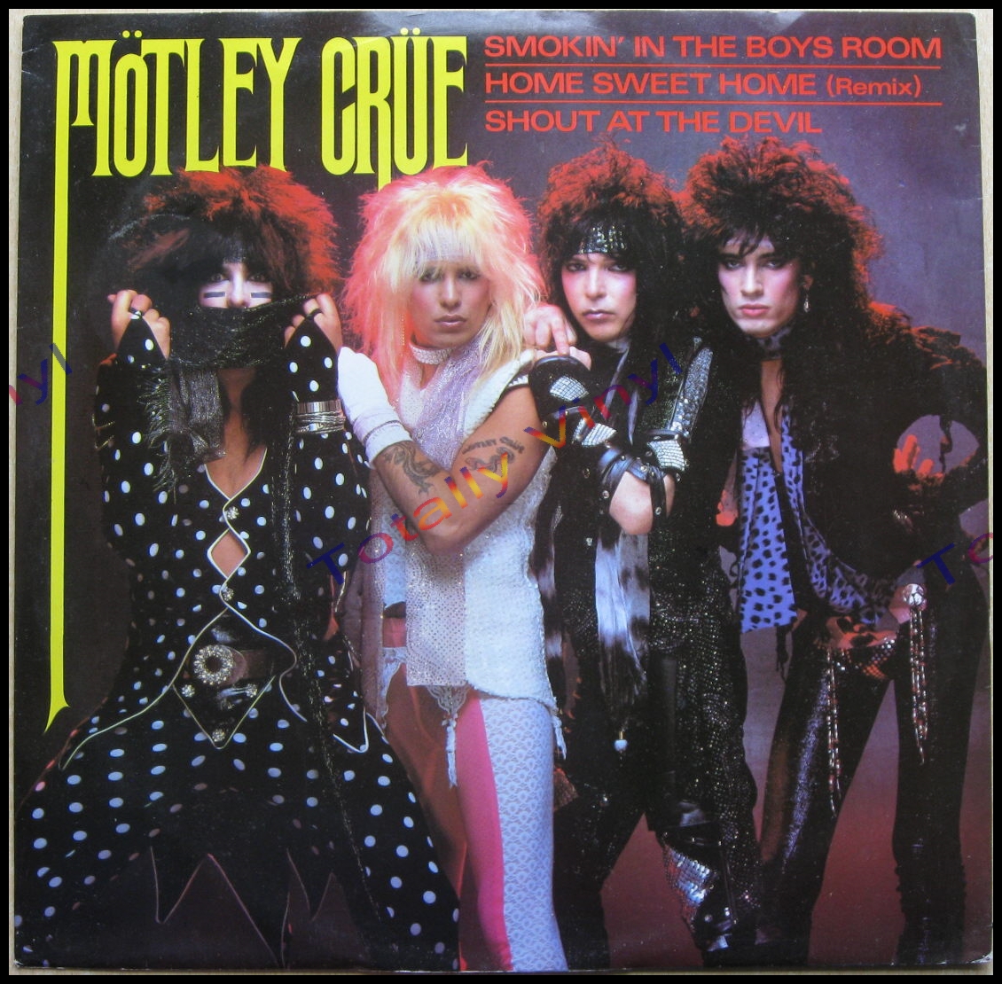 Totally Vinyl Records || Motley Crue - Smokin in the boys room 