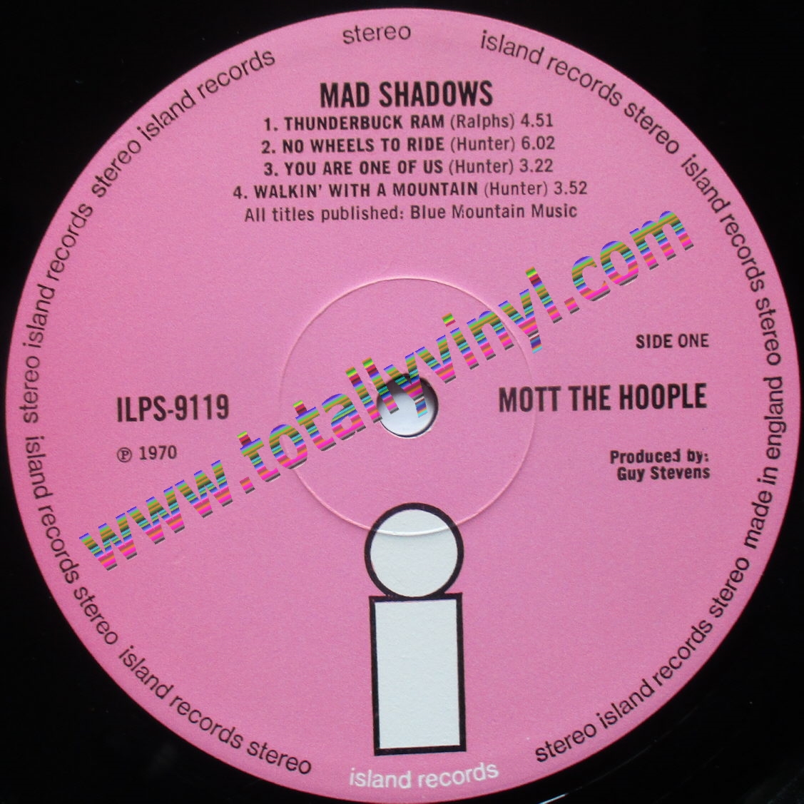 Totally Vinyl Records || Mott the Hoople - Mad shadows LP Special 
