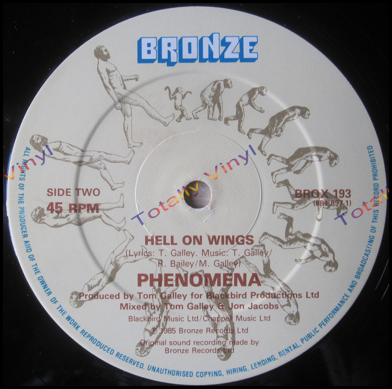 Totally Vinyl Records || Phenomena - Dance with the devil