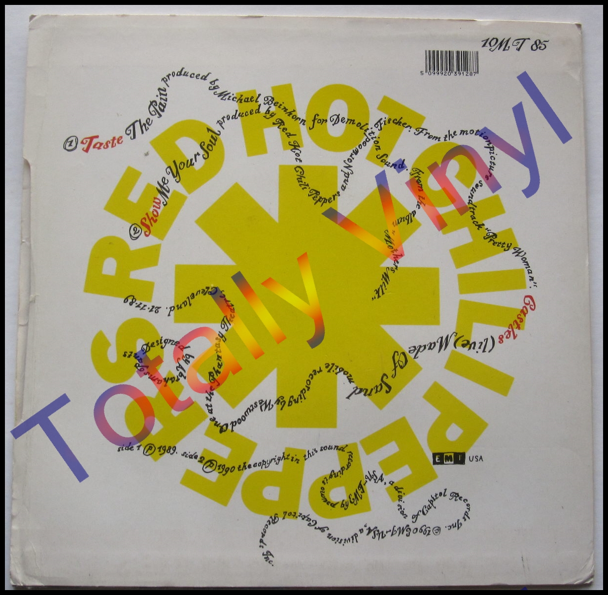 Totally Vinyl Records || Red Hot Peppers - Taste the / Show me your soul / Castles made of 7 inch Numbered Picture Cover Shaped