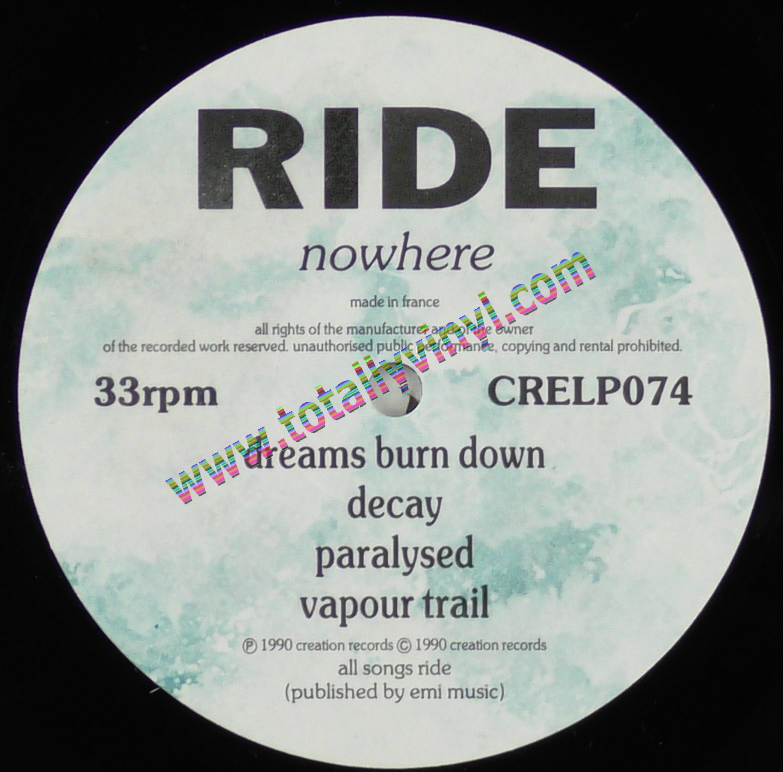 最新情報 Ride LPレコード Vinyl＞ Ride Ride/Nowhere＜Blue 洋楽