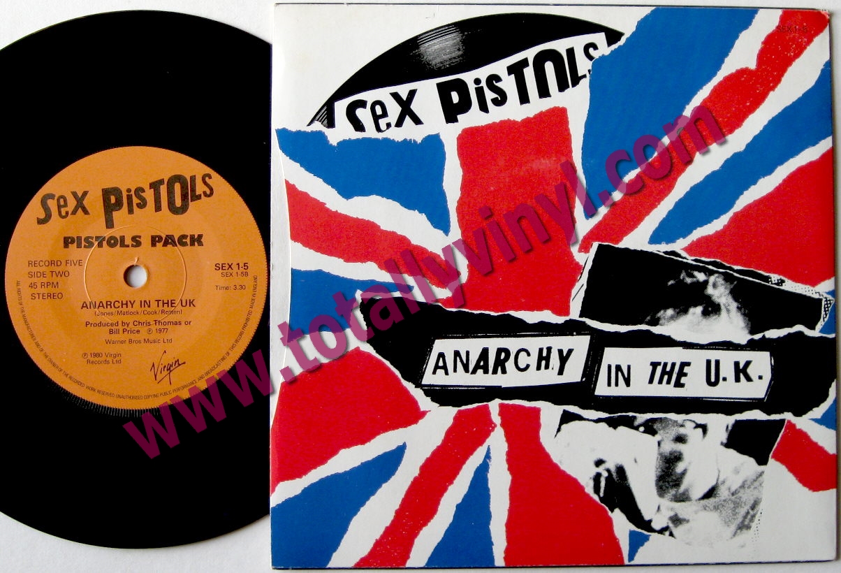 Totally Vinyl Records || Sex Pistols - (I'm not your) Stepping