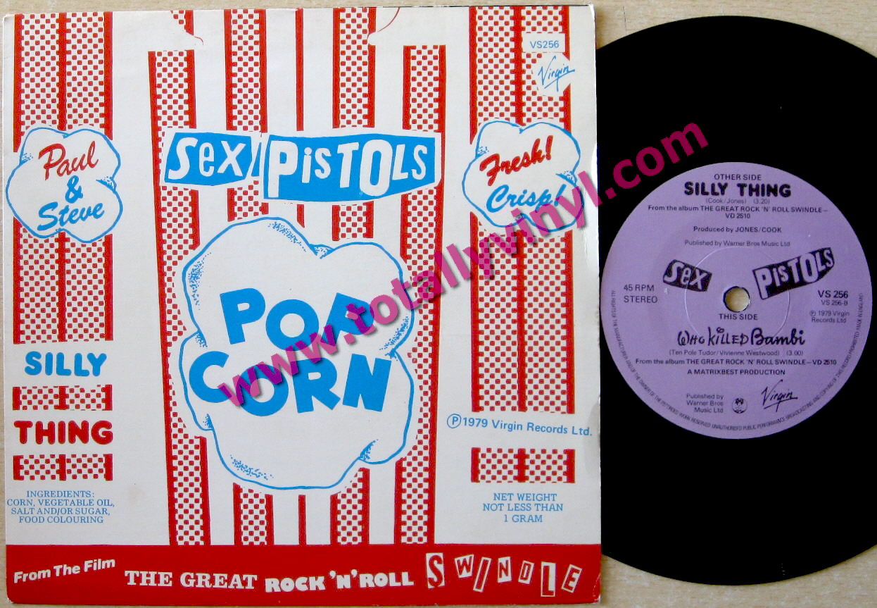 Totally Vinyl Records Sex Pistols Silly Thing Who Killed Bambi 7 Inch Picture Cover