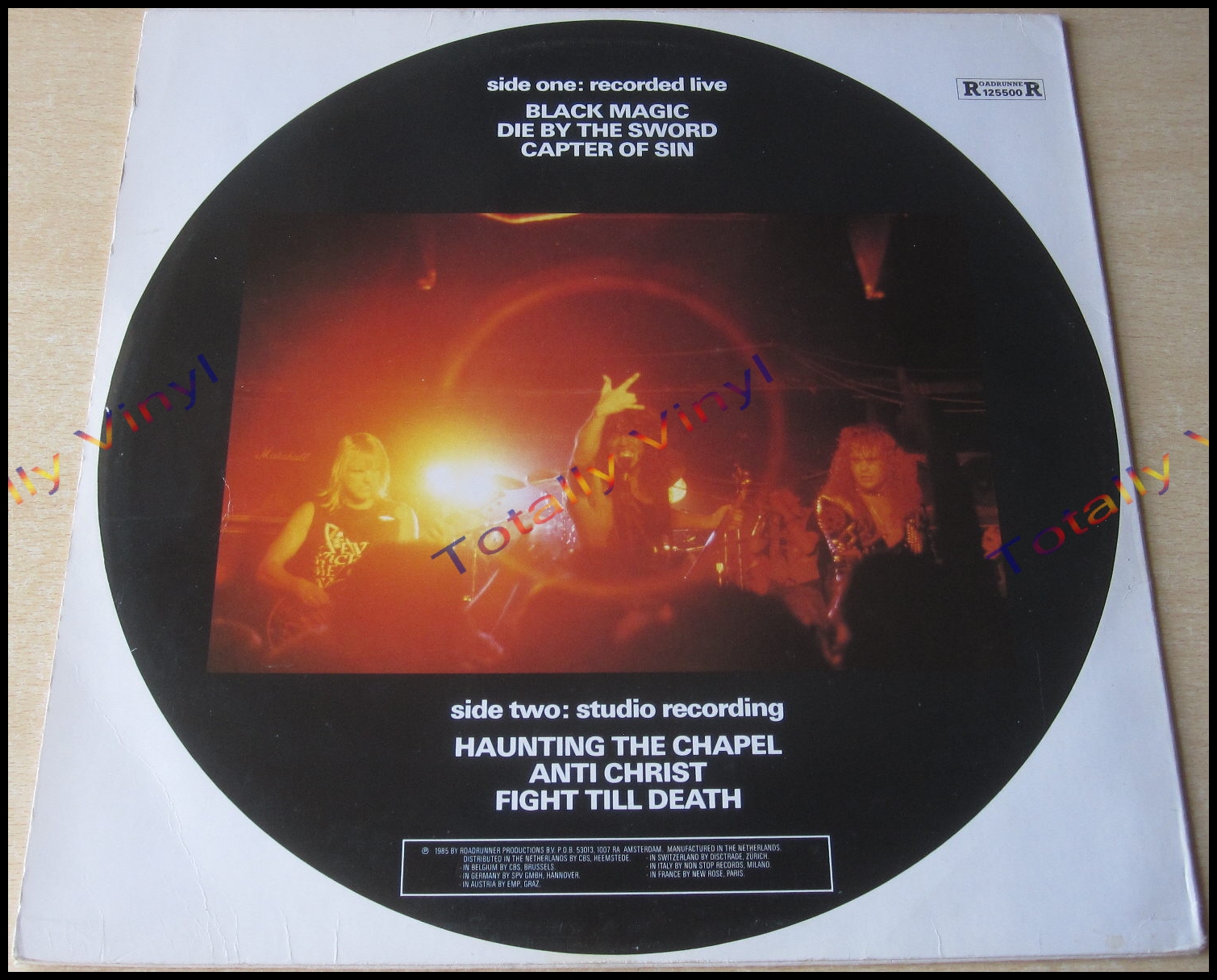 Totally Vinyl Records || Slayer - Live undead 12 inch Picture Cover
