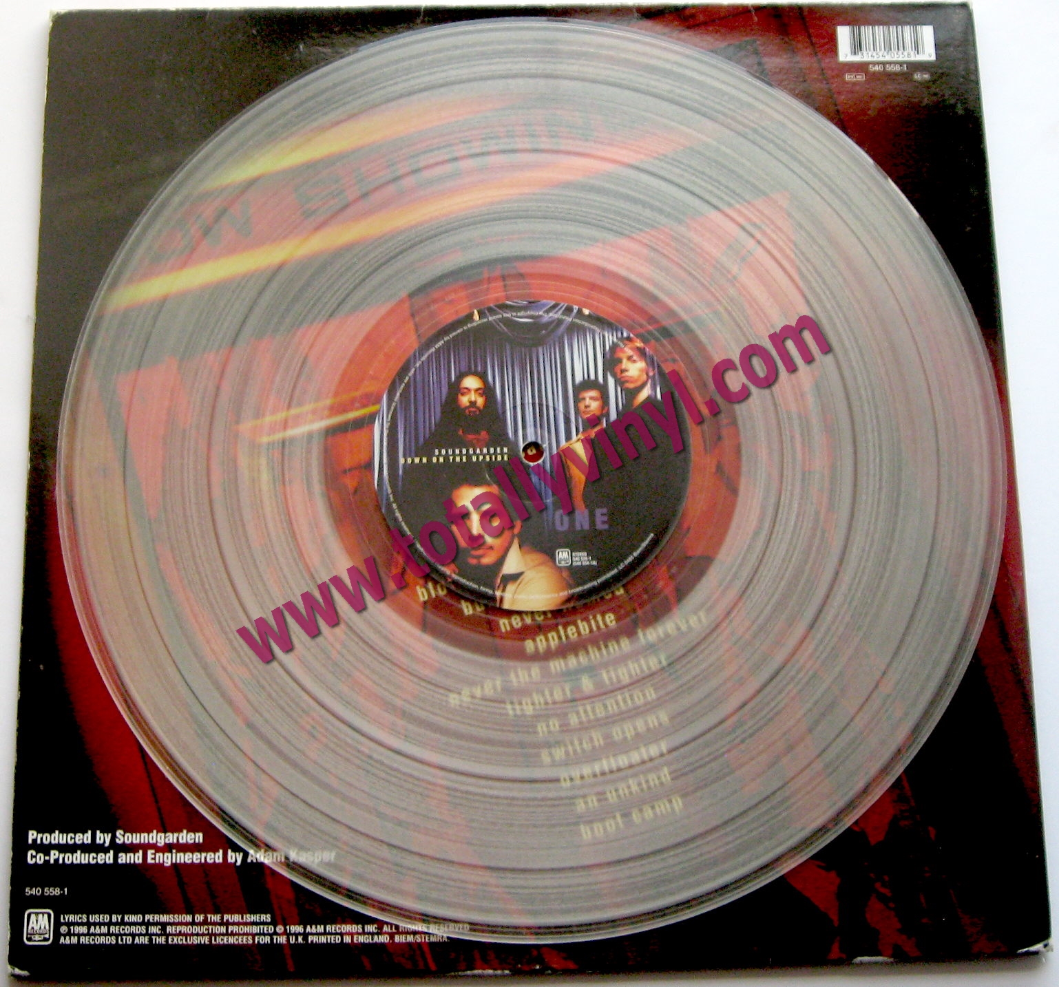 Totally Vinyl Records || Soundgarden - Down on the upside Coloured