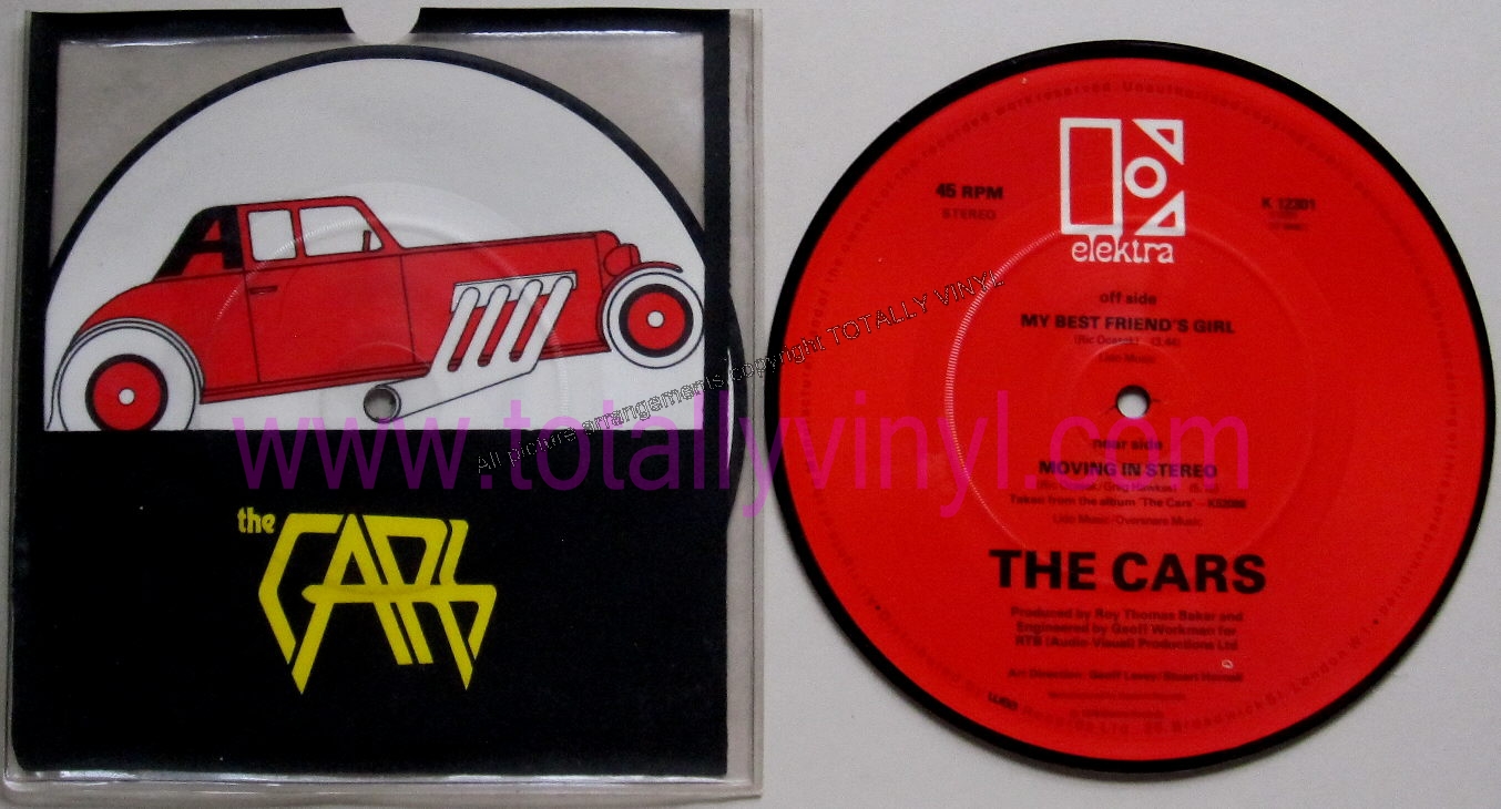 Totally Vinyl Records Cars, The My best friend's girlfriend 7 inch Picture Disc Special