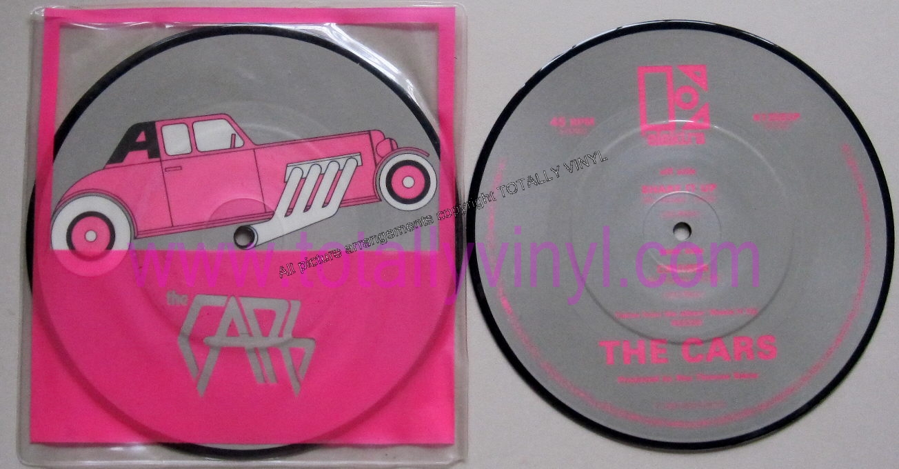Totally Vinyl Records Cars, The Shake it up 7 inch Picture Disc Special Cover Vinyl