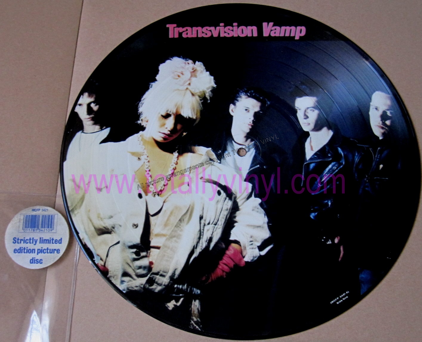 Totally Vinyl Records Transvision Vamp Pop Art Lp Picture Disc