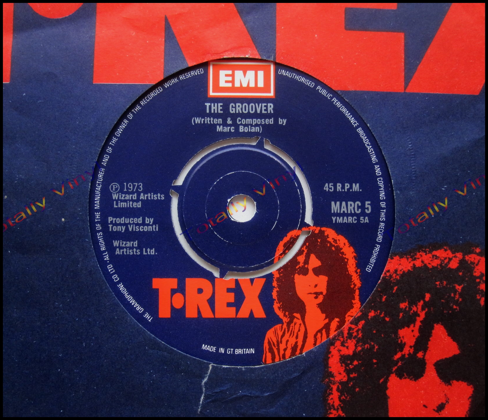 Totally Vinyl Records || T.Rex - The groover / Midnight 7 Inch
